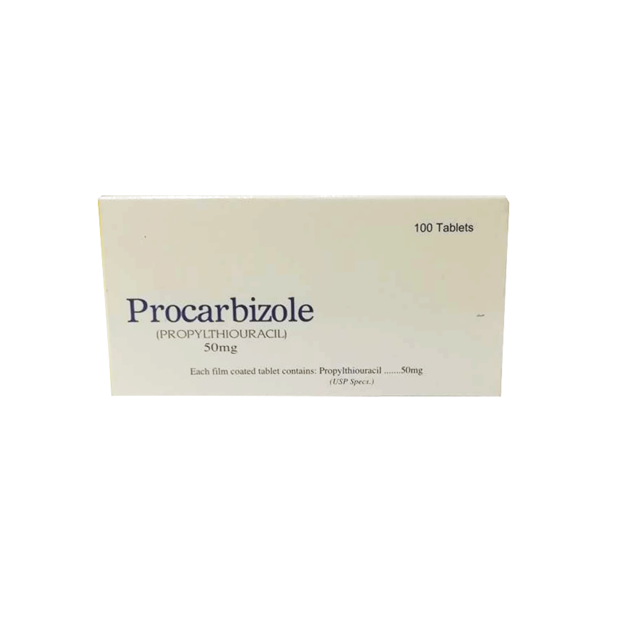 Procarbizole tablet 50 mg 100’s (Propylthiouracil)