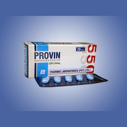 Provin tablet 550 mg 4×5’s