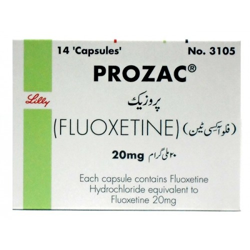 Prozac capsule 20 mg 14’s