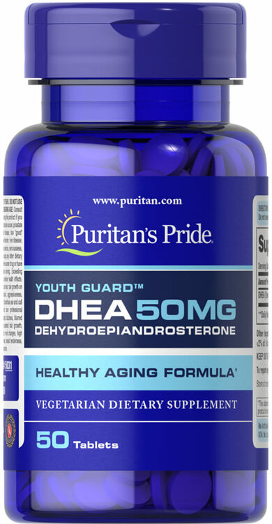 Puritan Pride Dhea 50 Mcg 50 Tablets (Imp) ^
