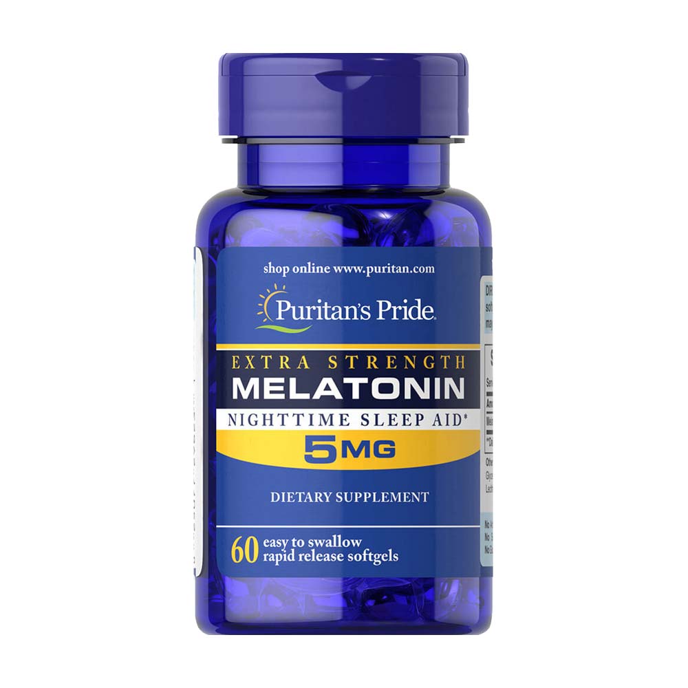 Puritan Pride Extra Strength Melatonin 5 Mg 60 tablet (Imp)