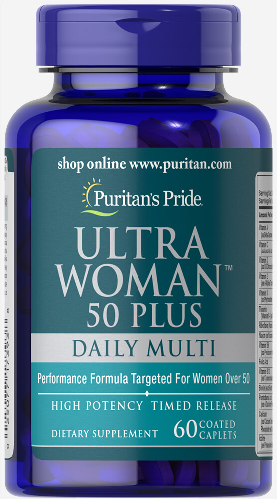 Puritan Pride Ultra Wmn 50 Plus Mv With Zinc (Imp)