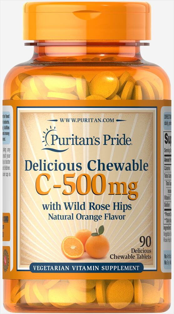 Puritan Pride Vitamin C Chew 500Mg 90Ct (Imp)