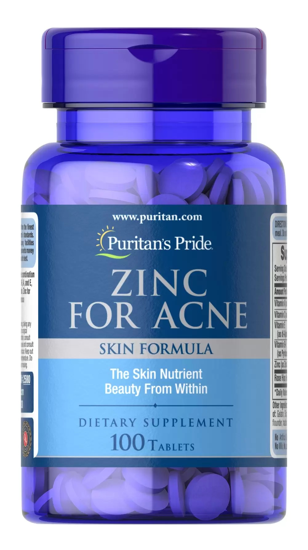 Puritan Pride Zinc For Acne (Imp)