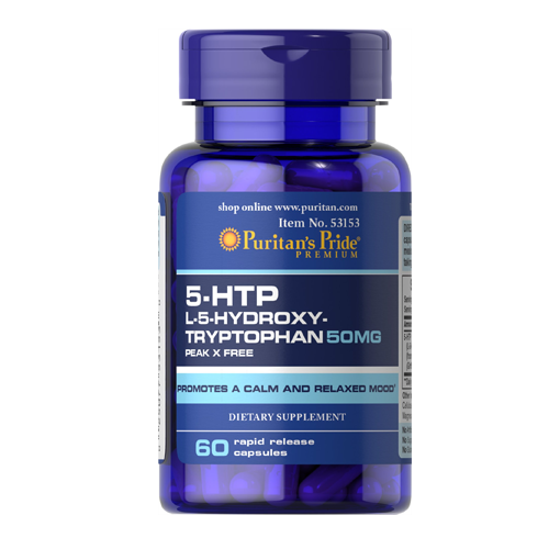 Puritans Pride 5-HTP 50mg, 60 Capsules