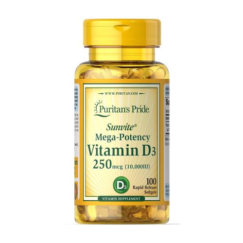 Puritans Pride Vitamin D3 250 mg (10000IU) 100