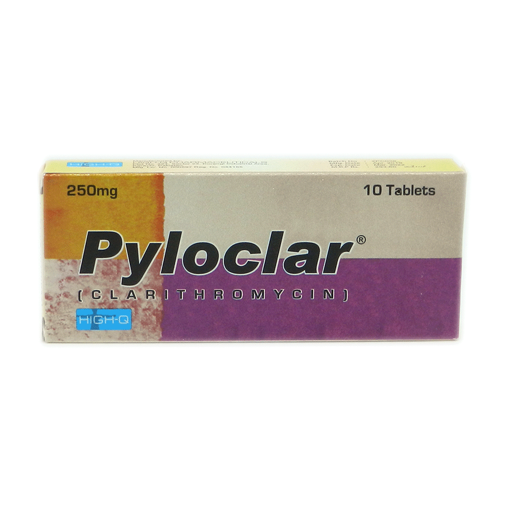 Pyloclar tablet 250 mg 10’s