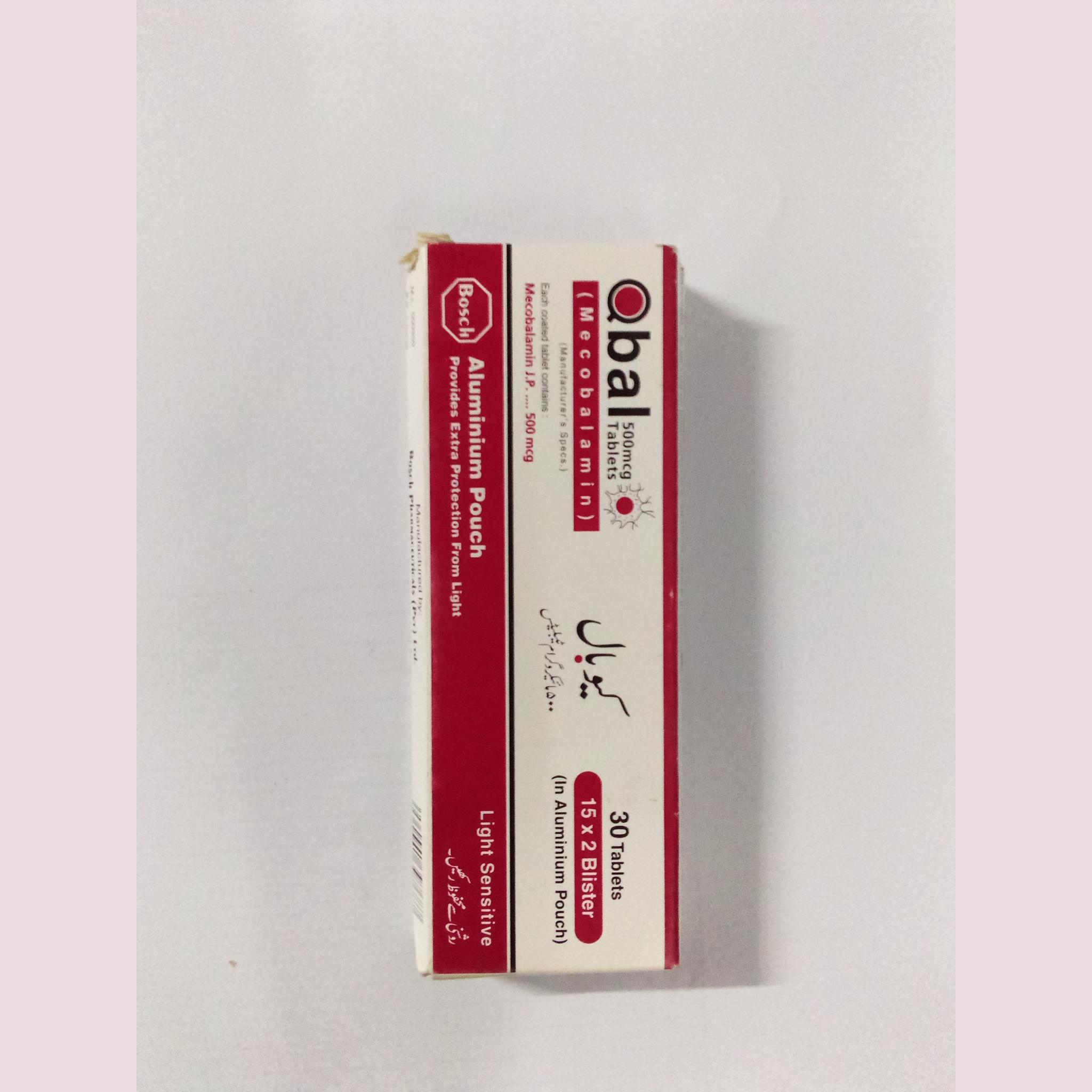 Qbal tablet 500 mcg 2×15’s