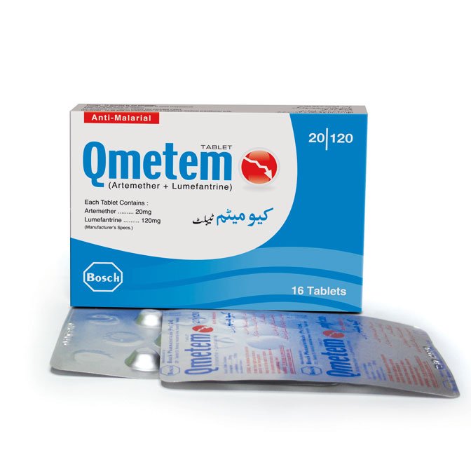 Qmetem tablet 20/120 mg 2×8’s