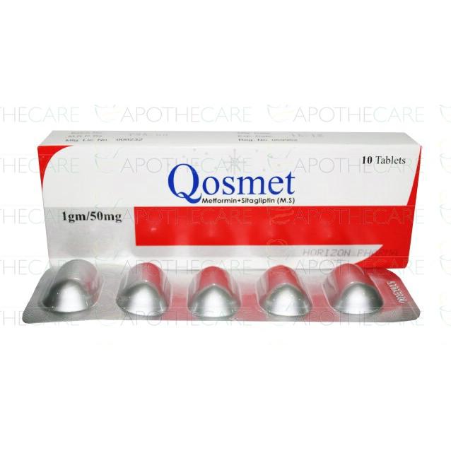 Qosmet tablet 50/1000 mg 10’s