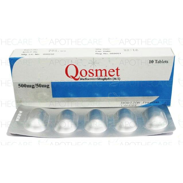 Qosmet tablet 50/500 mg 10’s