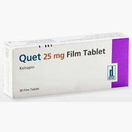 QUET 25mg Tablet 3x10s