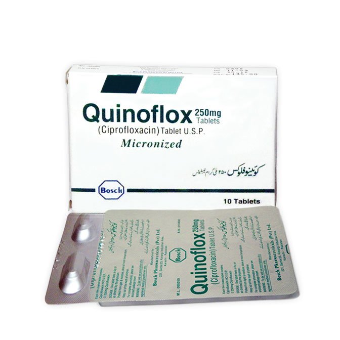 Quinoflox tablet 250 mg 10’s