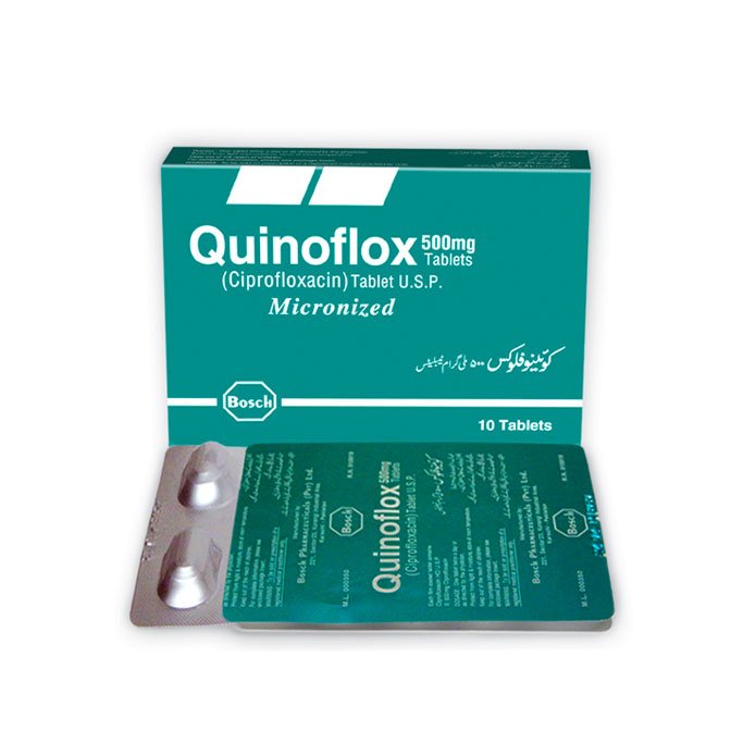 Quinoflox tablet 500 mg 2×5’s