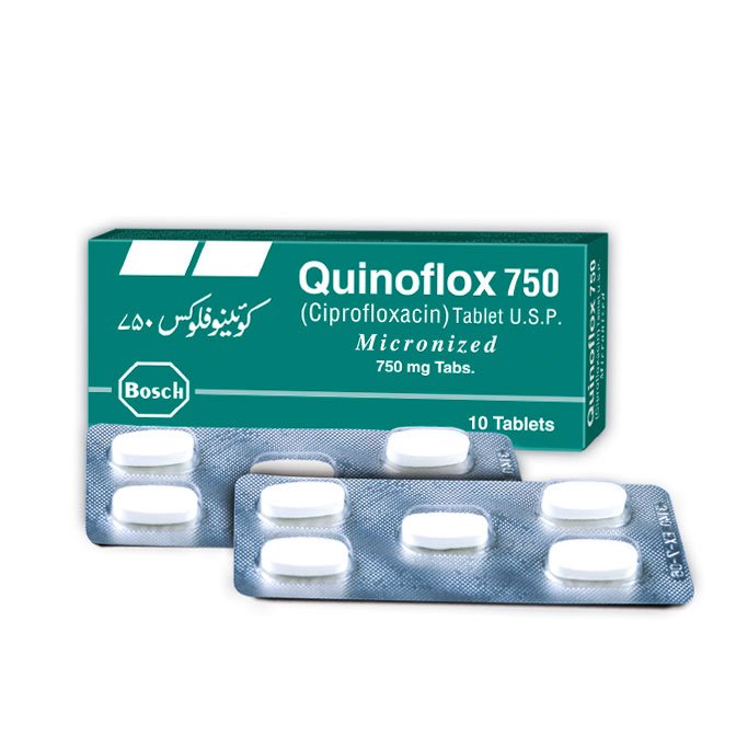 Quinoflox tablet 750 mg 10’s