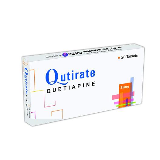 Qutirate tablet 25 mg 20’s