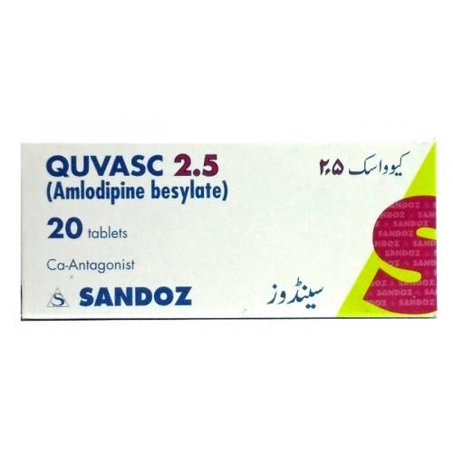 Quvasc tablet 2.5 mg 2×10’s