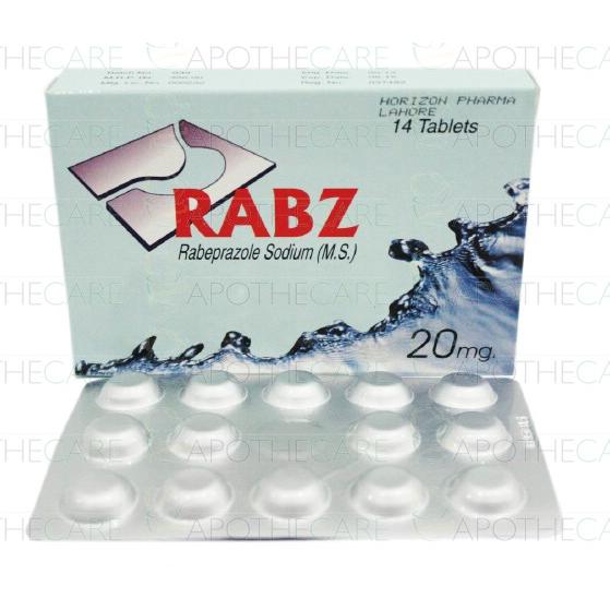 Rabz tablet 20 mg 2×7’s