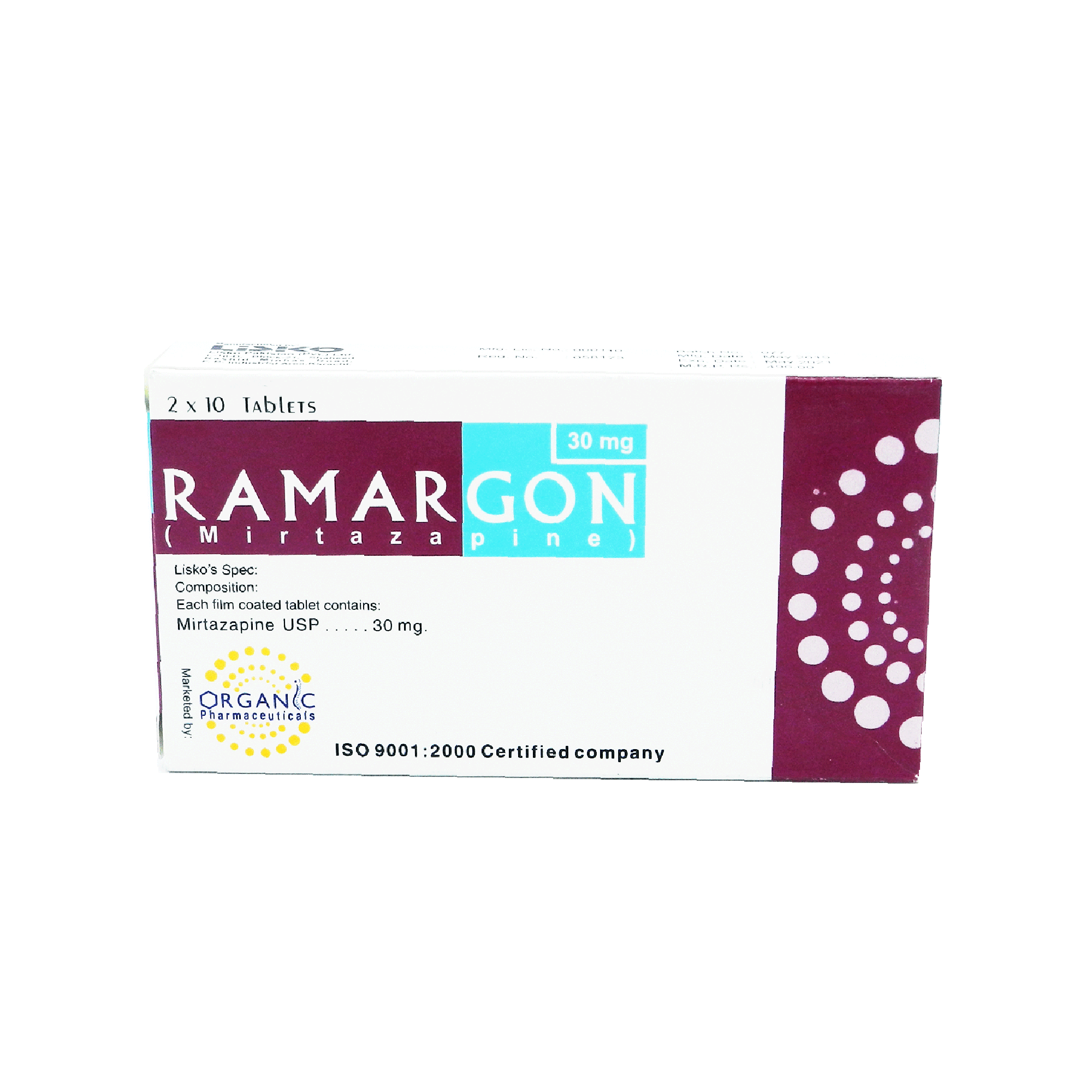 Ramargon tablet 30 mg 20’s