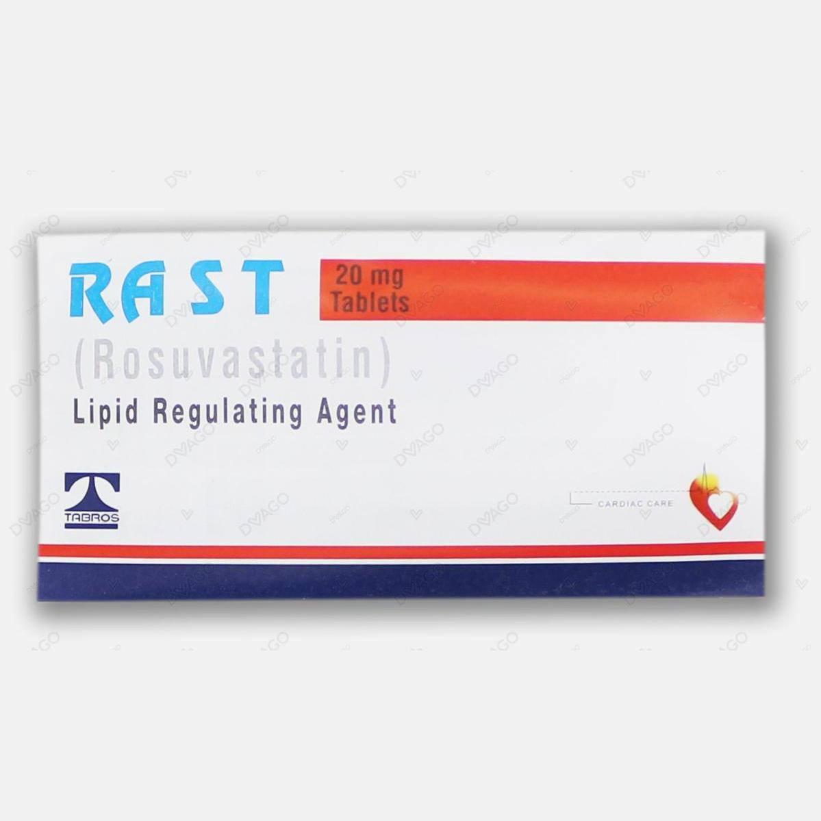 Rast tablet 20 mg 10’s