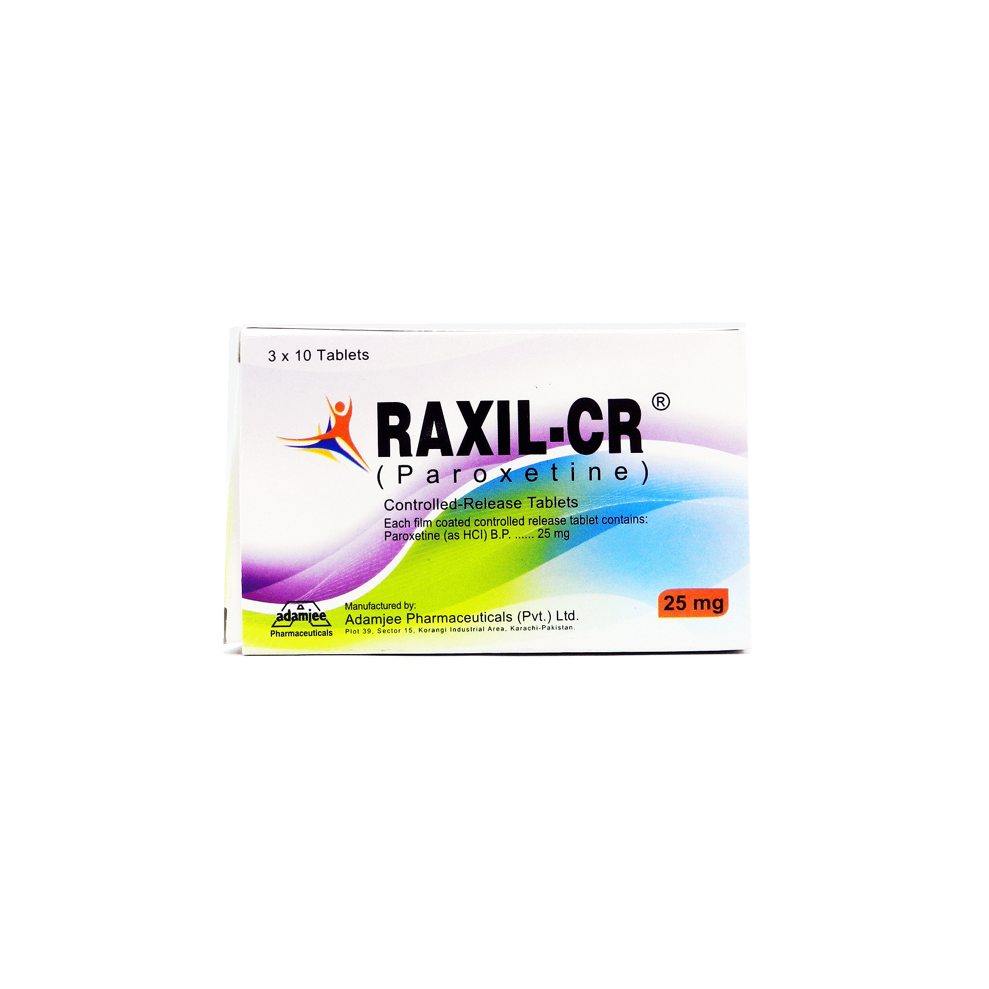 Raxil CR tablet 25 mg 30’s