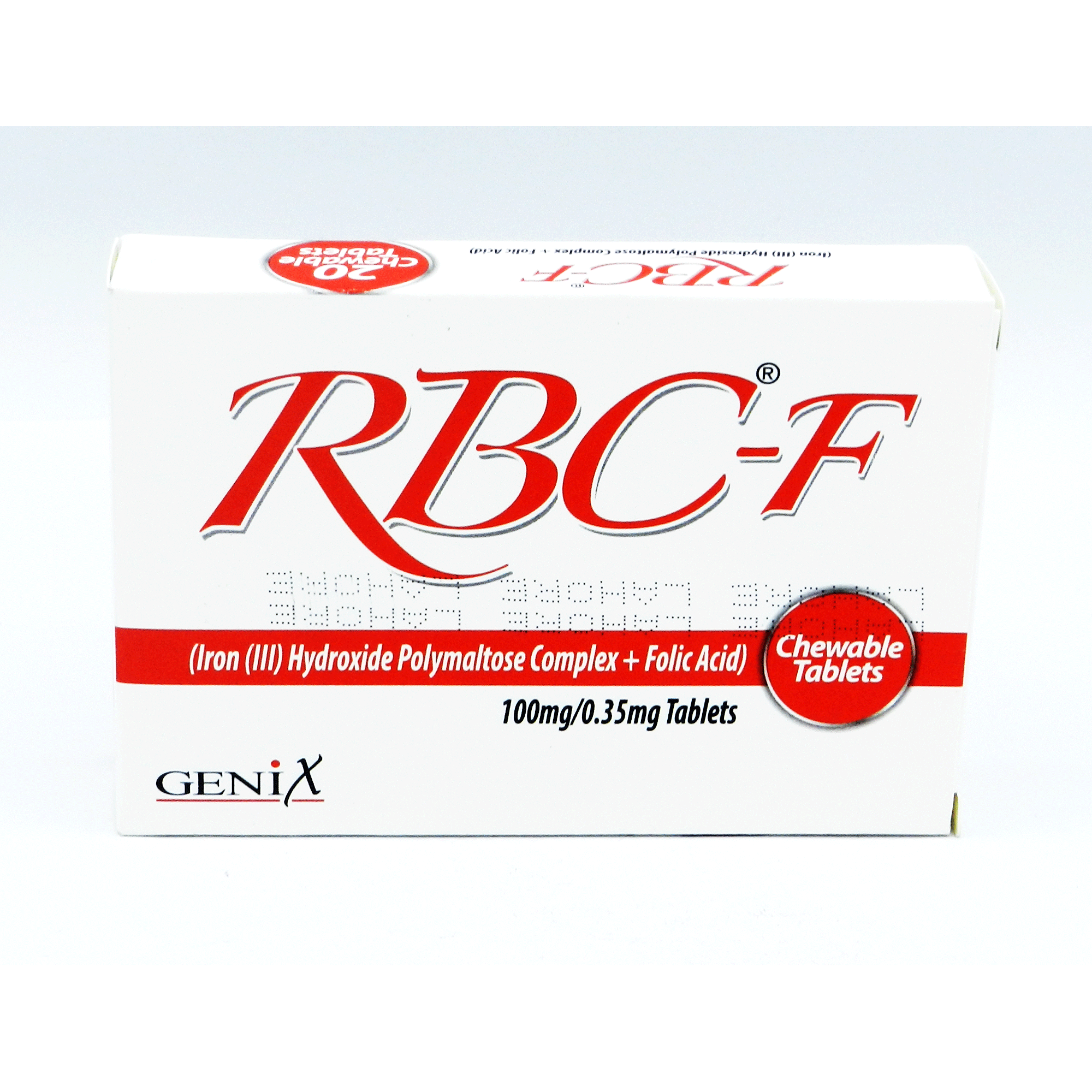 RBC-F 100mg Tablet 2x10s