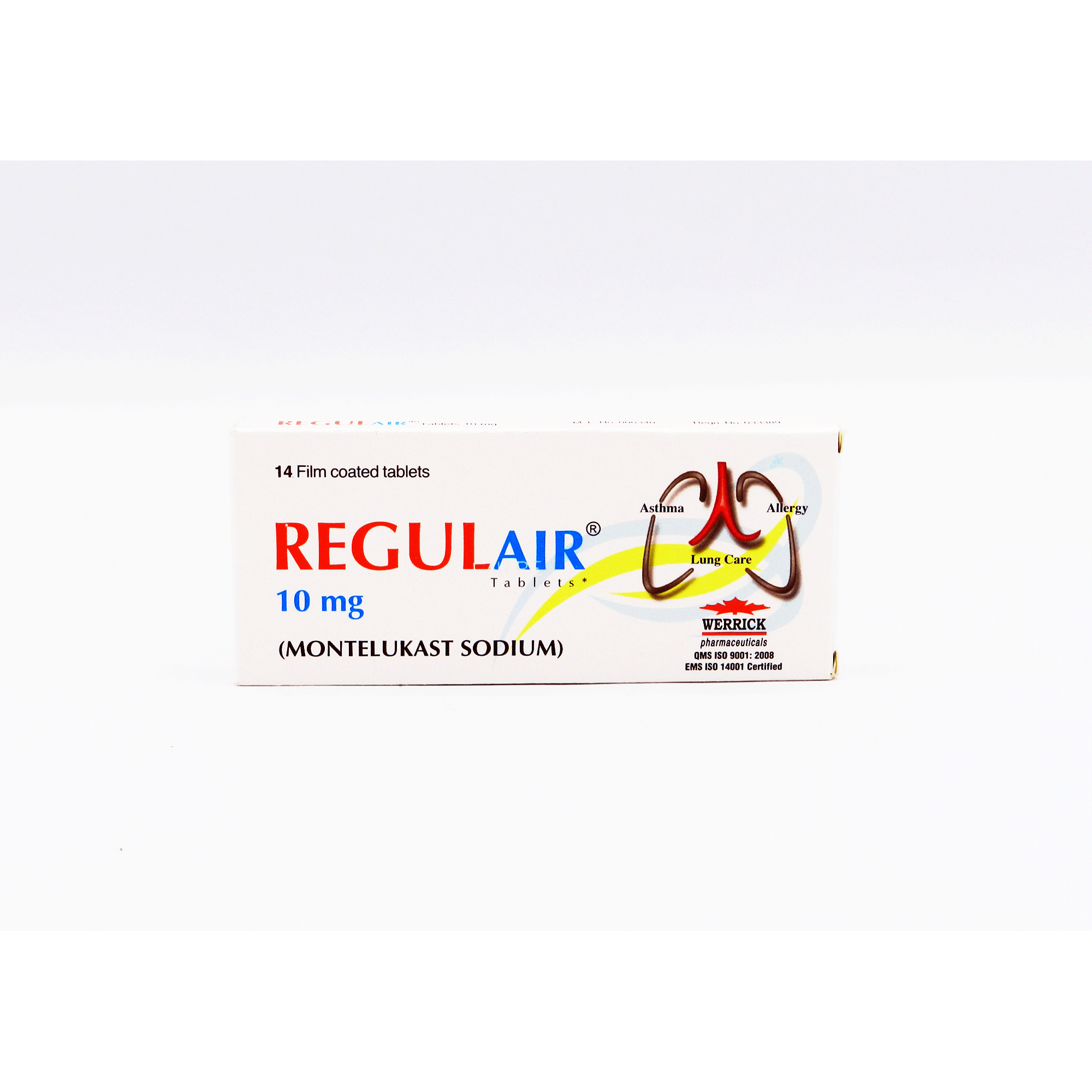 Regulair tablet 10 mg 14’s