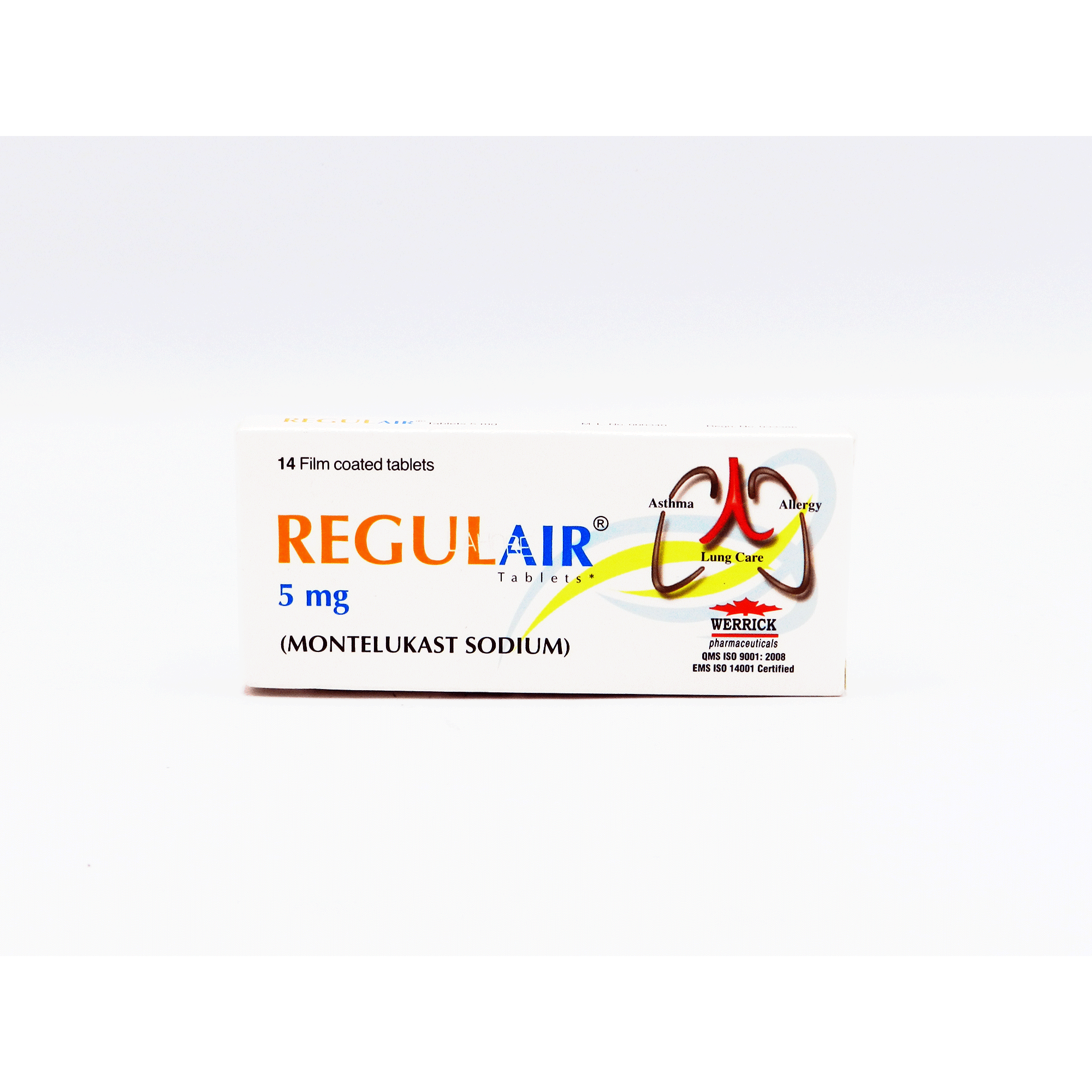 Regulair tablet 5 mg 14’s
