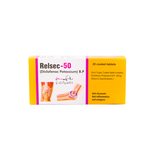 Relsec tablet 50 mg 2×10’s