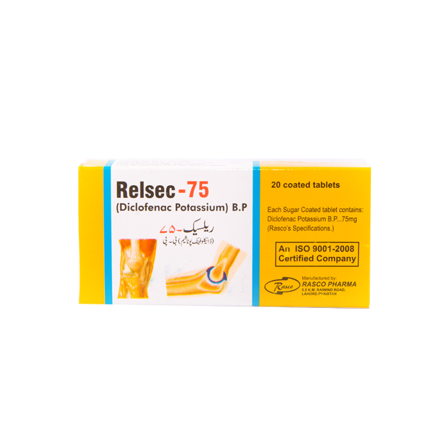 Relsec tablet 75 mg 2×10’s