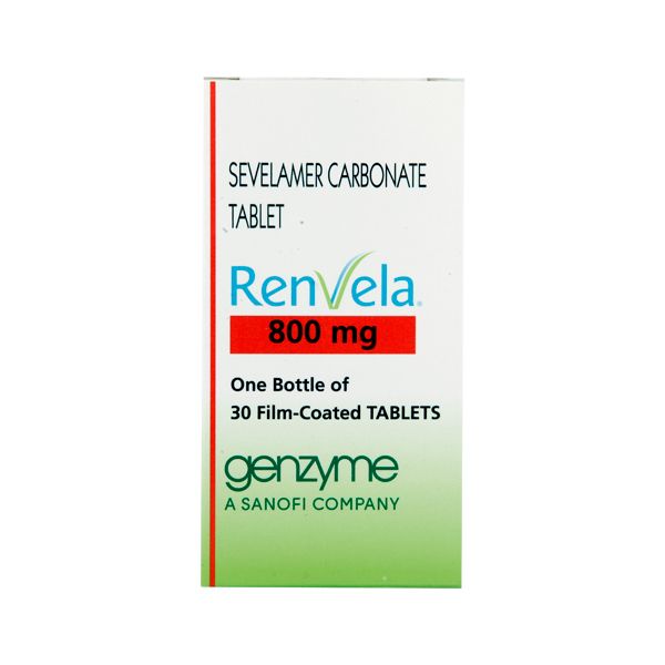 Renvela tablet 800 mg 3×10’s