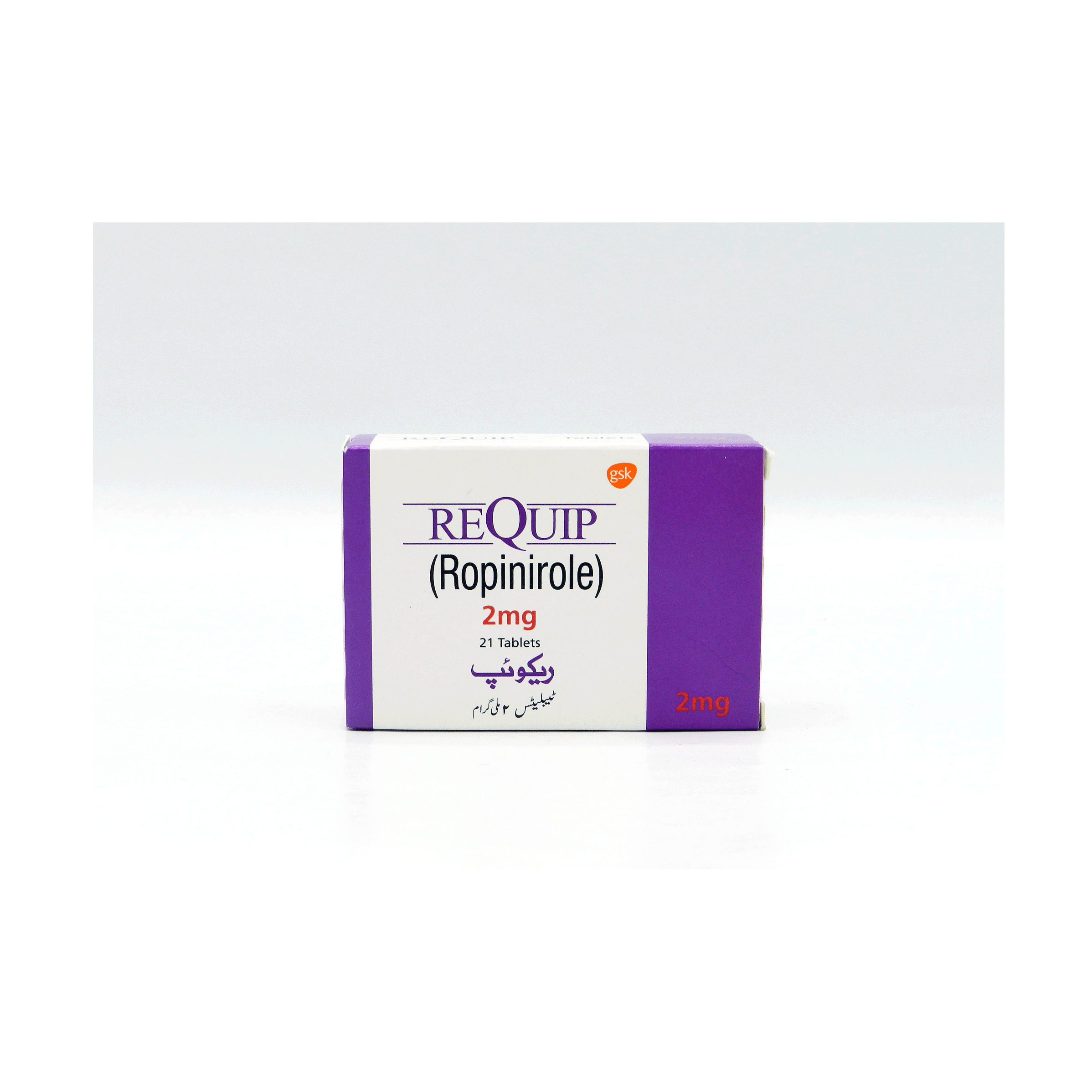 Requip tablet 2 mg 21’s