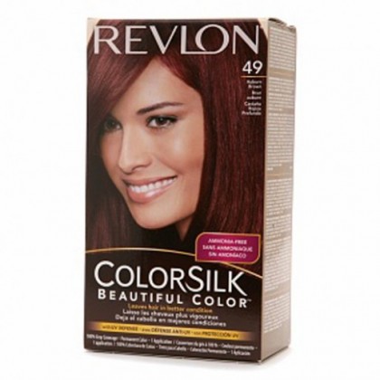Revlon Colorsilk Hair Color Dye – Auburn Brown 49