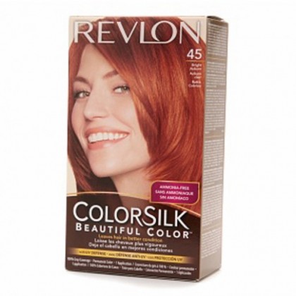 Revlon Colorsilk Hair Color Dye – Bright Auburn 45