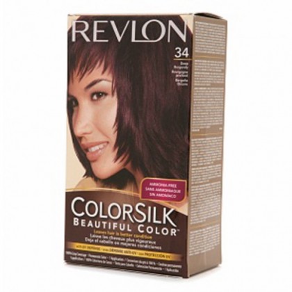 Revlon Colorsilk Hair Color Dye – Deep Burgundy 34