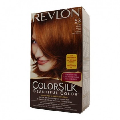 Revlon Colorsilk Hair Color Dye – Light Auburn 53