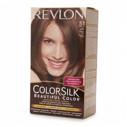 Revlon Colorsilk Hair Color Dye – Light Brown 51