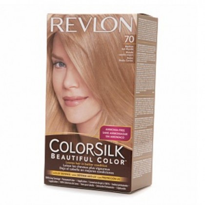 Revlon Colorsilk Hair Color Dye – Medium Ash Blonde 70