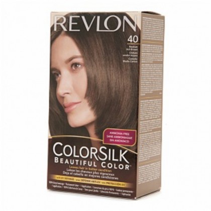 Revlon Colorsilk Hair Color Dye – Medium Ash Brown 40
