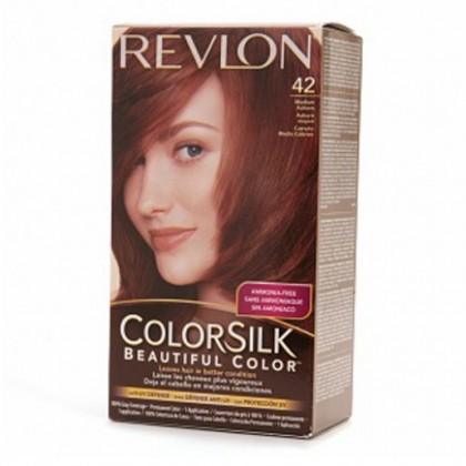 Revlon Colorsilk Hair Color Dye – Medium Auburn 42