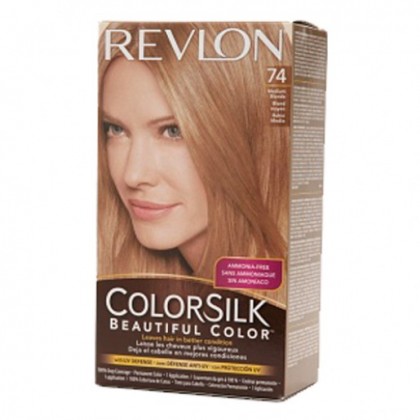 Revlon Colorsilk Hair Color Dye – Medium Blonde 74