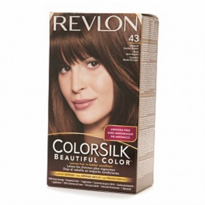 Revlon Colorsilk Hair Color Dye – Medium Golden Brown 43