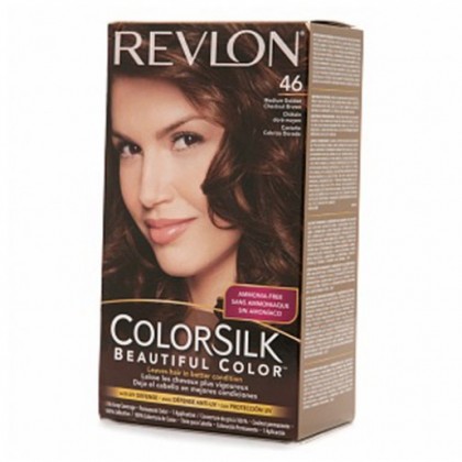 Revlon Colorsilk Hair Color Dye – Medium Golden Chestnut Brown 46