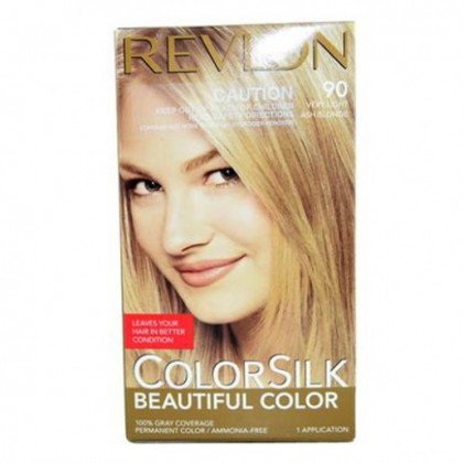 Revlon Colorsilk Hair Color Dye – Very Light Ash Blonde 90