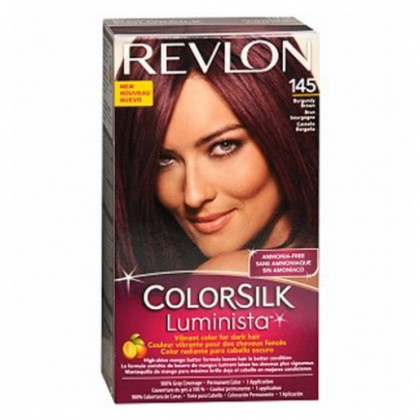 Revlon ColorSilk Luminista Hair Color Dye – Burgandy Brown 145