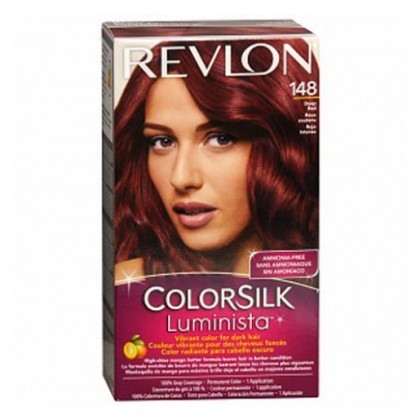 Revlon ColorSilk Luminista Hair Color Dye – Deep Red 148