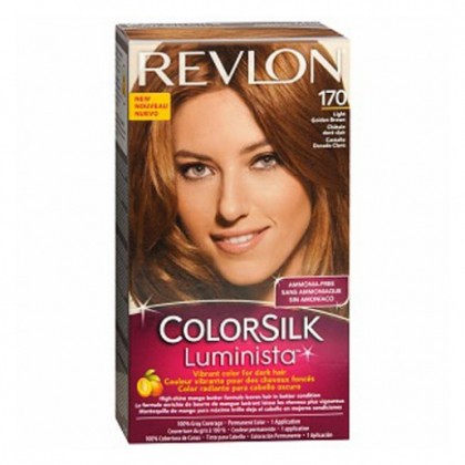 Revlon ColorSilk Luminista Hair Color Dye – Light Golden Brown 170