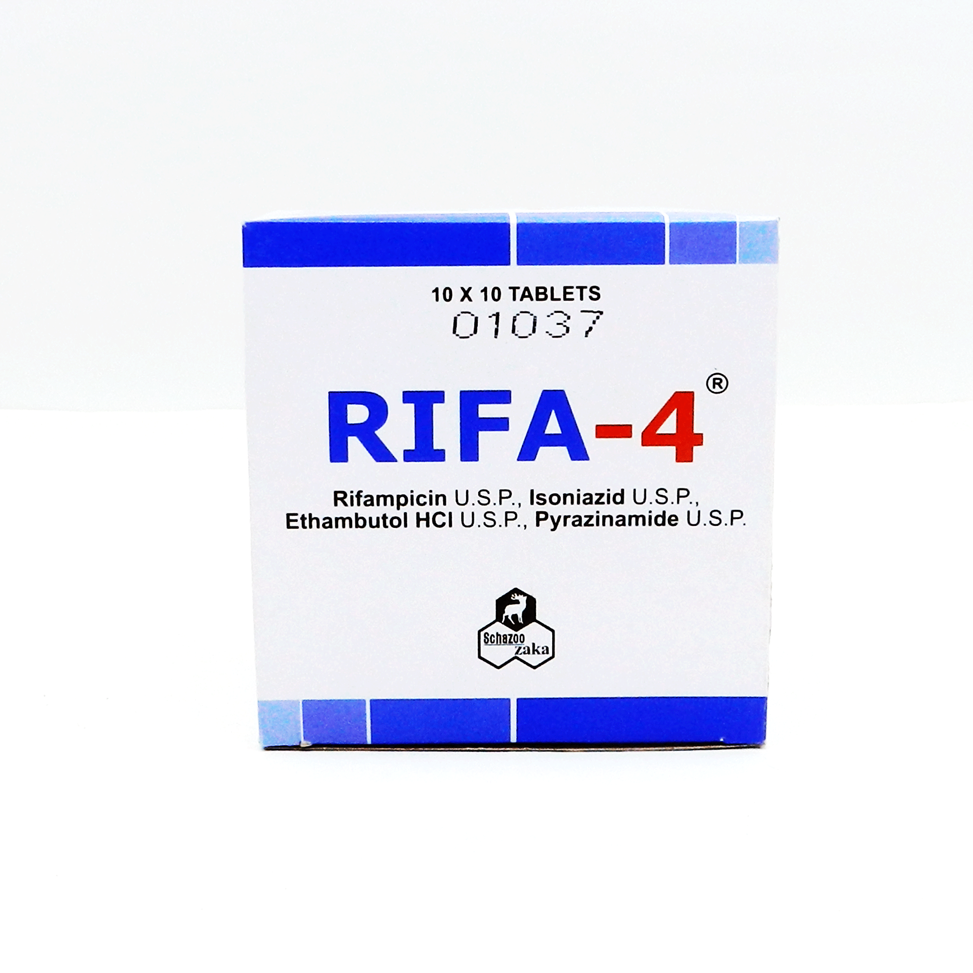 Rifa 4 tablet 120/60/225/300 mg 10×10’s