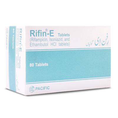 Rifin E tablet 150/75/275 mg 80’s