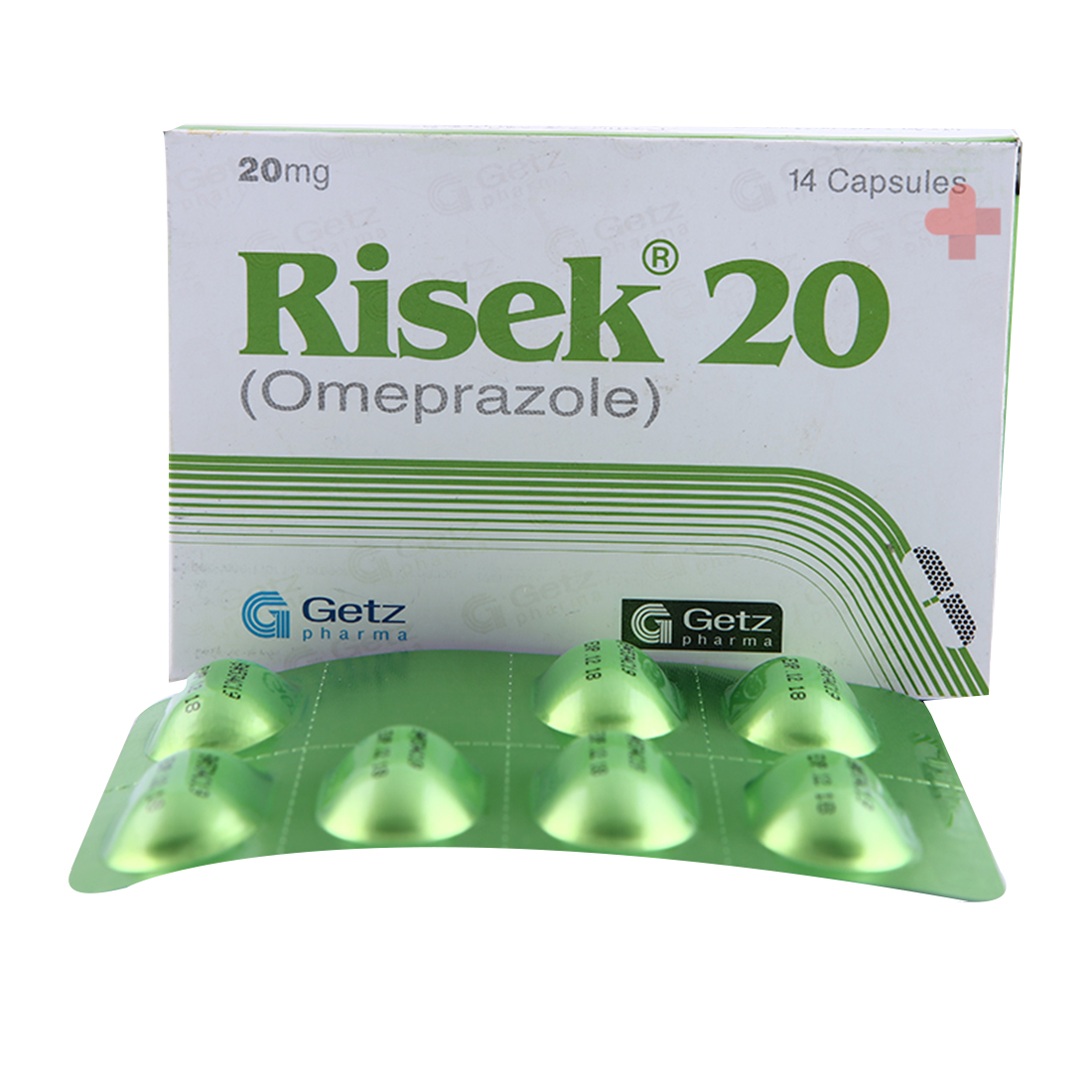 Risek capsule 20 mg 2×7’s